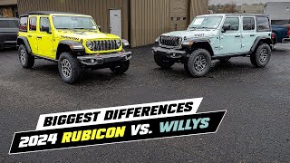 2024 Jeep Wrangler Rubicon vs 2024 Jeep Wrangler Willys [upl. by Yousuf]