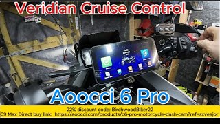 Veridian Cruise Aoocci C6pro Install on the Honda NC750x DCT [upl. by Howzell]