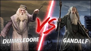 Dumbledore VS Gandalf  BATTLE ARENA [upl. by Itida]