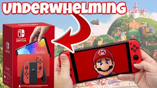 We Unbox amp Set Up the Limited Edition Super Mario Nintendo Switch OLED [upl. by Susi8]