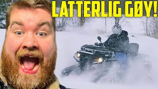 KJØRER ATV MED BELTEKIT [upl. by Aynahs]