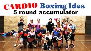 5 Round Accumulator Boxing Workout Idea for Boot Camp  FITNESS EDUCATION ONLINE [upl. by Jemena894]