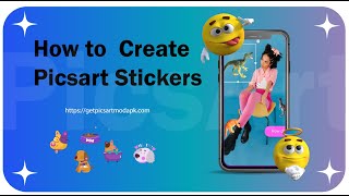 How To Make Your Own WhatsApp Stickers On Picsart [upl. by Ahseekan]