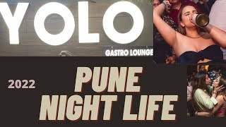 PIMPARICHINCHWAD NIGHT LIFE  YOLO GASTRO LOUNGE  PARTY CLUB IN PUNE  YOLO KOREGAON PARK PUNE [upl. by Atirrehs]