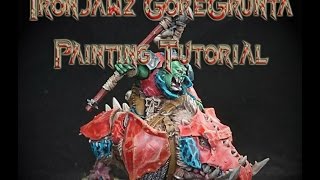 Ironjawz Gore Grunta painting tutorial [upl. by Collie490]