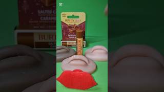 ASMR Burrocacao💄Burts Bees 🐝al Caramello 🟤 Salato🧂 asmr [upl. by Silsbye]