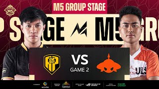 ID M5 Group Stage Hari 1  AP BREN VS BURMESE GHOULS  GAME 2 [upl. by Adaha]