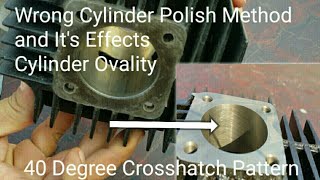 Cylinder Crosshatch  Cylinder Ovality  Wrong Cylinder Polish Method  Cylinder Faults [upl. by Earvin]