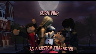 Surviving As a Custom Character  The Vampire Legacies 2  ROBLOX [upl. by Norbert]