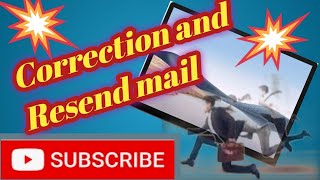 Resend Mail email correction tech repeat learning education shortvideos amazing resends [upl. by Nannahs]