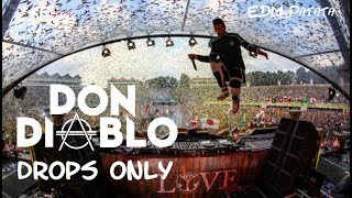 Don Diablo Drops Only  Tomorrowland Belgium 2017 [upl. by Thomasine]