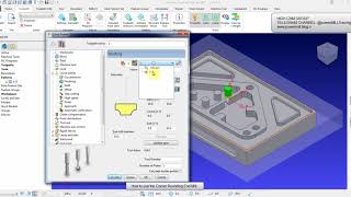 Top fillet machining in powerMILL [upl. by Karub]