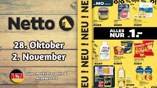 NETTO Prospekt  Gültig von 28102024  Supermarkt Prospekte amp Angebote DE [upl. by Yesrod780]