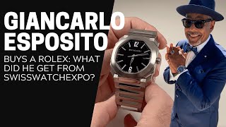 Giancarlo Esposito Buys a Rolex What Did He Get From SwissWatchExpo [upl. by Nicolea]