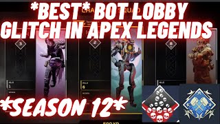 Apex Legends NEW Solo BROKEN BOT Lobby GLITCH… EASY 20 BOMB Season 12 [upl. by Essile]