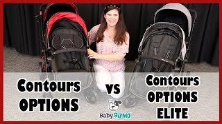 Contours Options vs Contours Options Elite Double Stroller Comparison [upl. by Alekram90]