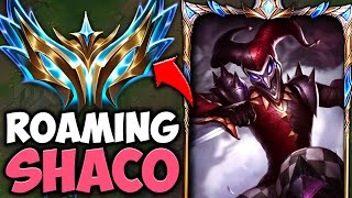 I TOOK MY ROAMING SHACO TOP STRATEGY INTO CHALLENGER ELO DOES IT WORK [upl. by Ledif]