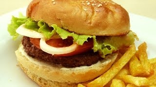 Rezept Burger  Frikadellen und Brötchen [upl. by Sashenka]