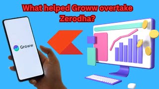 Groww vs Zerodha The Battle for Indias Largest Brokerage [upl. by Oulman453]