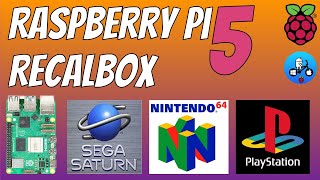 Recalbox Retro Gaming Raspberry Pi 5 Saturn PS1 PSP amp N64 test [upl. by Hollah]