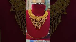 Gold plated choker Necklace Design short trending viralvideo jewellerydesign jewellery srsj [upl. by Curran]