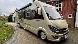 For Sale 2021 Burstner Elegance i910 AClass Motorhome 4 Berth 4 Seat Belts [upl. by Sinnelg]