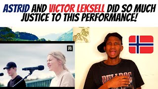 FIRST TIME REACTING TO Christines radiofestival Victor Leksell amp Astrid S – «Svag» [upl. by Odicalp]