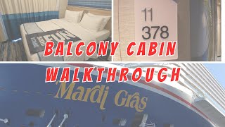 The Ultimate Mardi Gras Balcony Cabin Experience [upl. by Gwyneth293]