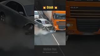 Most terrible 5 car crash videos ytshorts car [upl. by Anaujik]