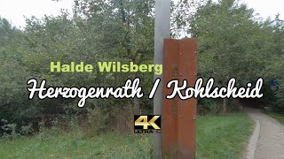 4K  Kohlscheid Aachen Halde Wilsberg  Eine kleiner Aufstieg Wandern Kohleberg  Aussichtsplattform [upl. by Rillis]