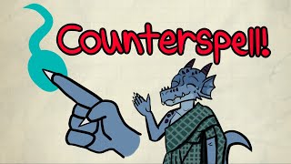 Counterspell explained in DampD 5e  Advance Guide to Counterspell [upl. by Sutphin]