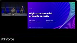 AWS reInforce 2022  High assurance with provable security DPP308 [upl. by Yramanna941]