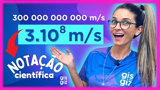 NOTAÇÃO CIENTÍFICA  Física Química 8° 9° ano  conceito e exercícios  Potencia base 10 [upl. by Drusie174]