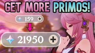 20 WAYS TO FARM PRIMOGEMS F2P FRIENDLY  Genshin Impact [upl. by Ettezzil]