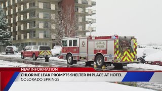 Chlorine leak shelter in place at hotel lifted [upl. by Suoirtemed320]