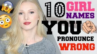 10 Girl Names YOU Pronounce INCORRECTLY  Free PDF and Quiz [upl. by Innavoij]