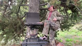 Review on Game Winner Oversize EZ Set Hang On Tree Stand [upl. by Robbi]