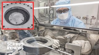 NASA finally cracks lid of OSIRISREx asteroid container [upl. by Arick]