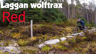 Laggan Wolftrax Red  Full descent with gimbal [upl. by Nohj]