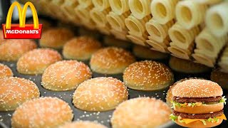 How McDonalds Burger Are Made McDonalds Burger Factory [upl. by Hardej]