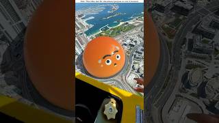 Amazing Emoji dome at Dubai Island road junction।😱shortvideo amazingfacts [upl. by Brantley]