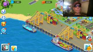 Global City  Building Game  Seaport Tutorial Pt 1 Level 6 To 17 Complete [upl. by Eissolf]