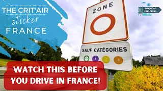 Driving in France Unlock the Secrets of the Critair Sticker System [upl. by George]