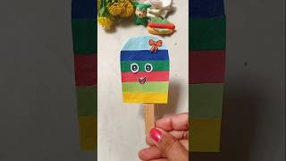 Easy kids ice cream 😱craft for kids ice cream shorts youtubeshort vairalshot trending reels [upl. by Isabeau]