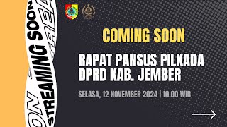 RAPAT PANSUS PILKADA DPRD KABUPATEN JEMBER [upl. by Kneeland]