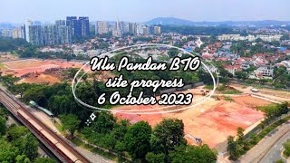 🏗️ ❲06 Oct 2023❳ HDB BTO Ulu Pandan Banks  Glades site progress [upl. by Dnalyar]