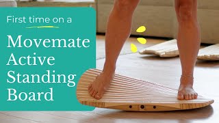 Trying the Movemate Active Standing Board for the First Time [upl. by Karrie]