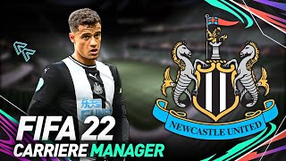 FIFA 22  CARRIÈRE MANAGER NEWCASTLE  LE RACHAT DES MAGPIES [upl. by Solohcin]