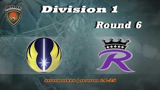 Atlasbasket  Div 1Round 6  RETRO STARS vs THE ROYALS [upl. by Leiria619]