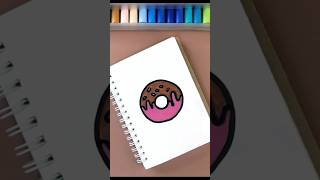 🍩🍩 How to draw Donut  💖🥰 Donut Easy Drawing and Sketch Ideas donut drawing sketching [upl. by Tullius]